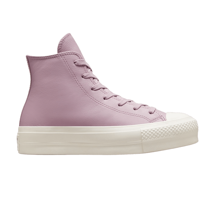 Converse Wmns Chuck Taylor All Star Lift Platform Leather High 'Phantom Violet' — Phantom Violet/Egret/Silver