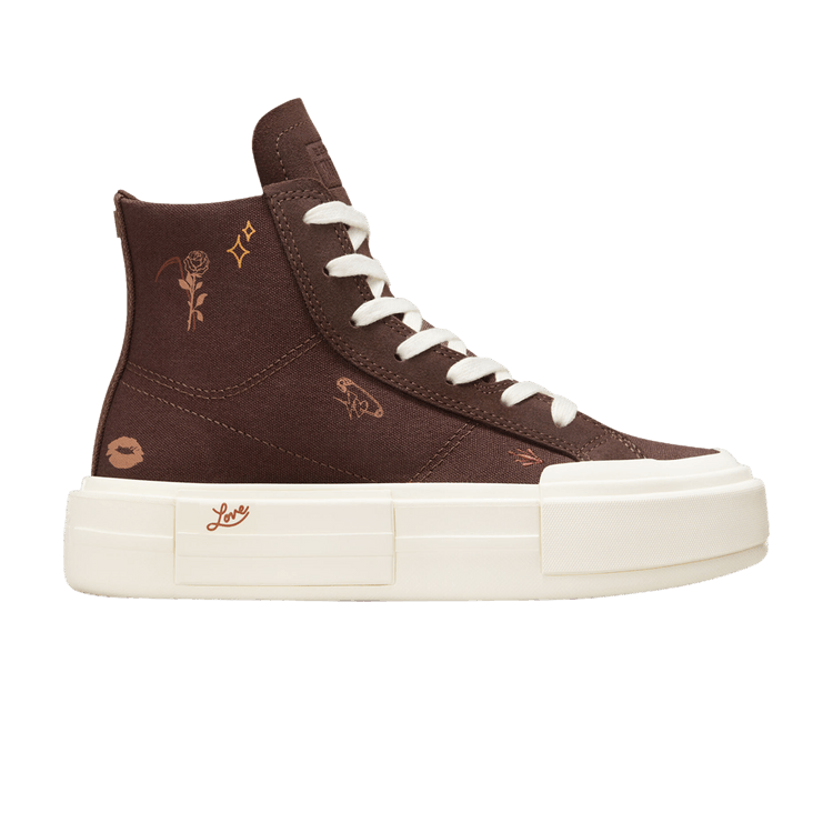 Converse Chuck Taylor All Star Cruise High 'Tiny Tattoos' — Dark Root/Dark Root/Egret