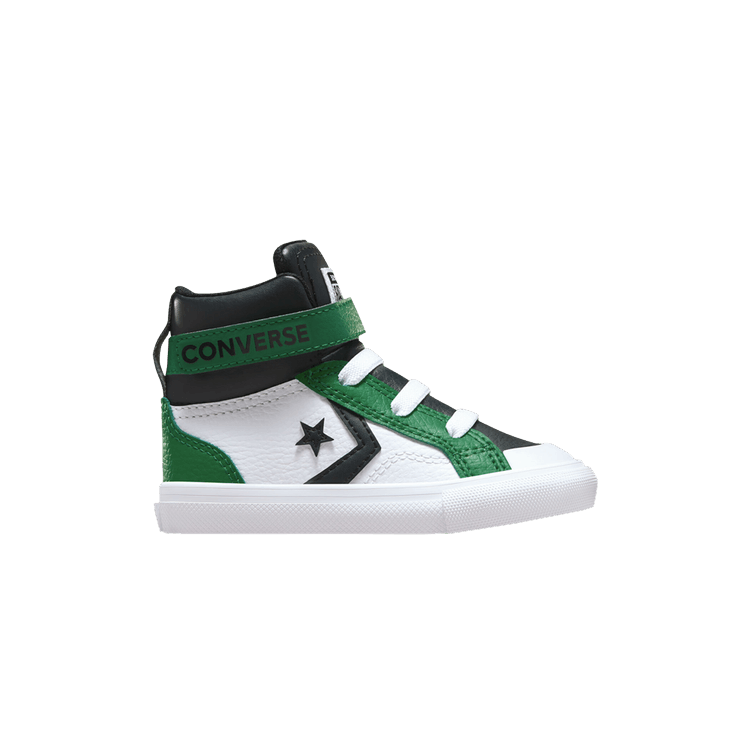 Converse Pro Blaze Strap Leather EasyOn High TD 'White Green Black' — White/Green/Black