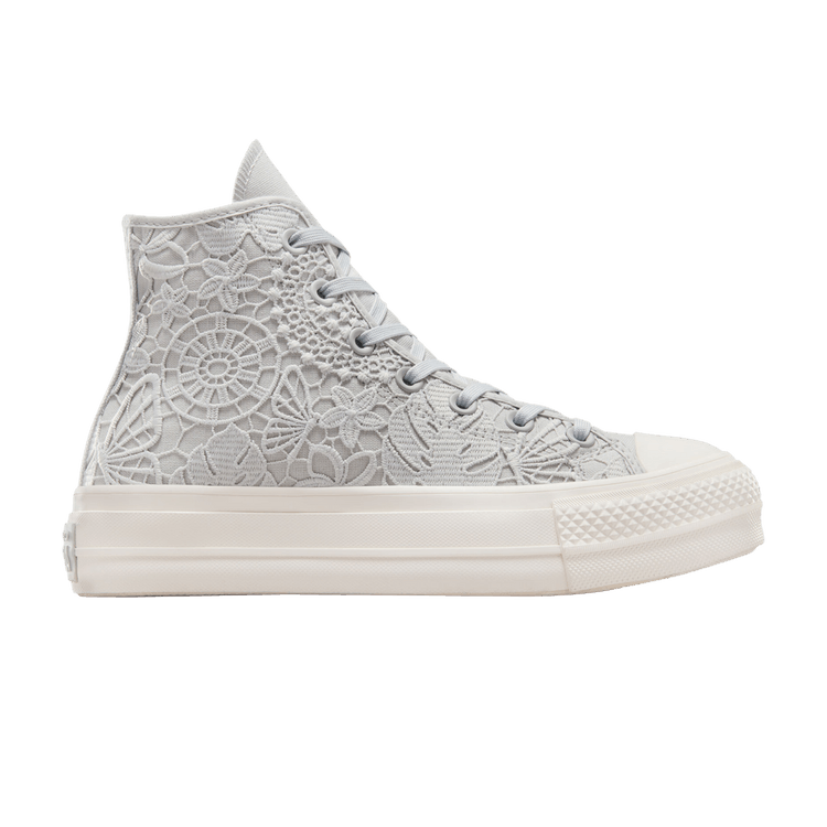 Converse Wmns Chuck Taylor All Star Lift Platform High 'Crochet' — Fossilized/Egret/Fossilized