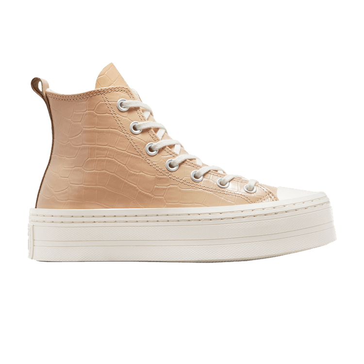Converse Wmns Chuck Taylor All Star Modern Lift Platform High 'Crocodile' — Epic Dune/Epic Dune/Egret