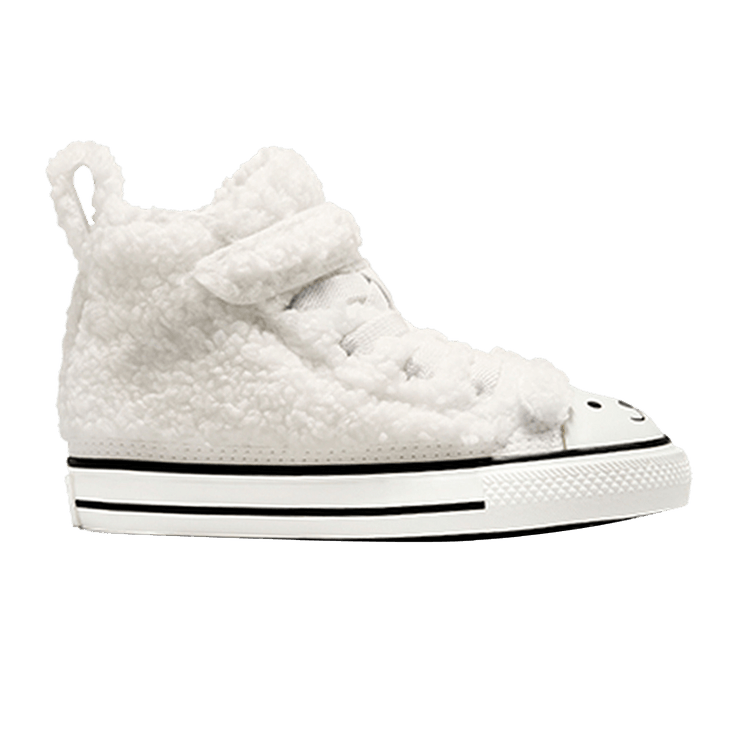 Converse Chuck Taylor All Star Easy-On High TD 'Teddy Bear' — Egret/Vintage White