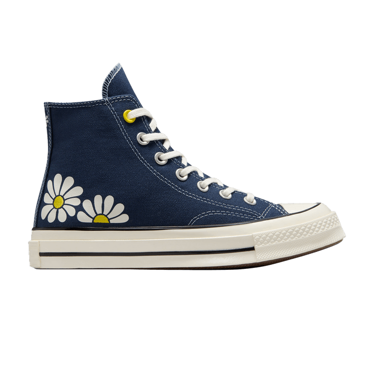 Converse Wmns Chuck 70 High 'Floral' — Navy/Egret/Dandy Lion