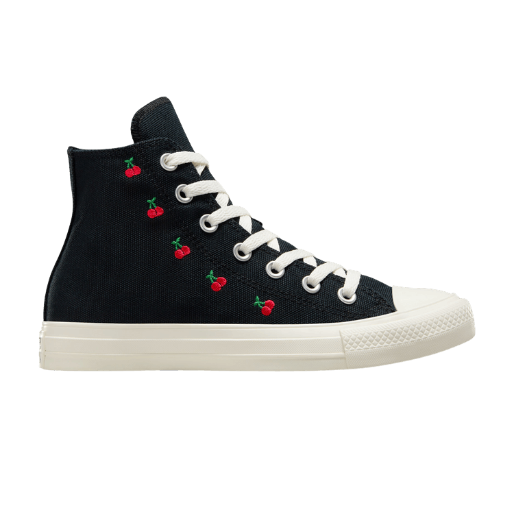 Converse Wmns Chuck Taylor All Star High 'Cherries' — Black/Egret/Red