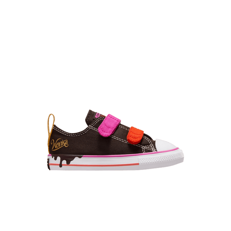 Willy Wonka x Converse Chuck Taylor All Star Easy On Low TD 'Chocolate Drip' — Brown/Pink/White