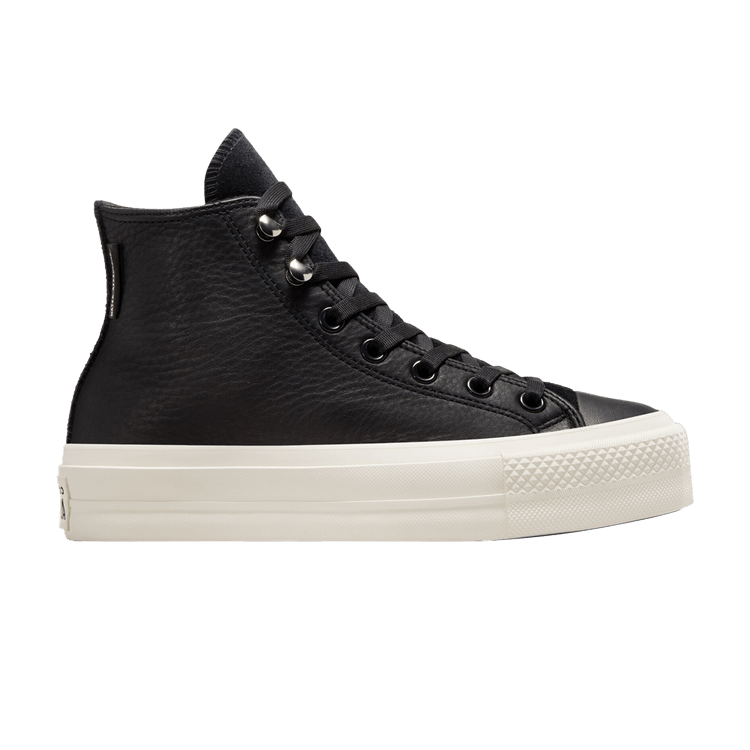 Converse Wmns Chuck Taylor All Star Lift Platform High 'Water Repellent - Black' — Black/Black/Egret