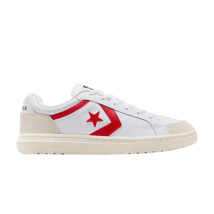 Converse Pro Blaze Classic Low 'Retro '90s - White Red Egret' — White/Red/Egret