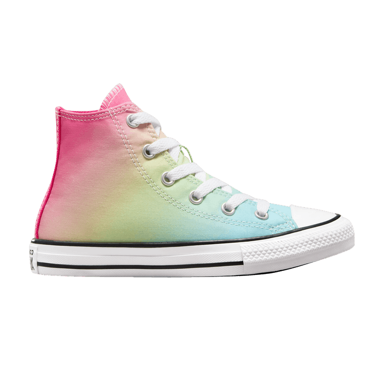 Converse Chuck Taylor All Star High PS 'Bright Ombre' — Triple Cyan/Chaos Fuchsia