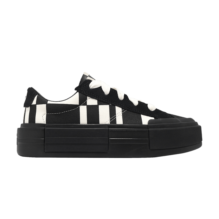 Converse Chuck Taylor All Star Cruise Low 'Distorted Checkered - Black Egret' — Black/Egret/Black