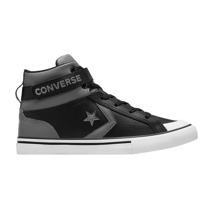 Converse Pro Blaze Strap Leather High GS 'Sharkskin' — Sharkskin/Black/White
