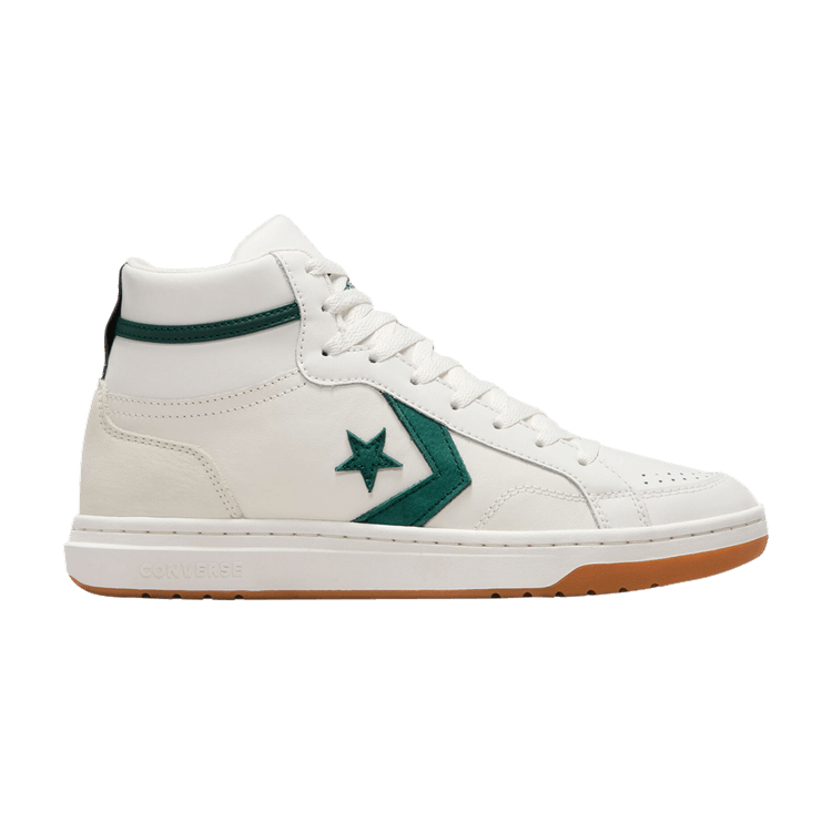 Converse Pro Blaze Luxe Mid 'Classic Sport - Vintage White Green Envy' — Vintage White/Green Envy/Egret