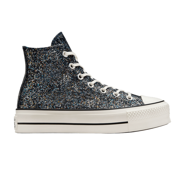 Converse Wmns Chuck Taylor All Star Lift Platform High 'Glitter - Into The Void' — Into The Void/Egret/Black