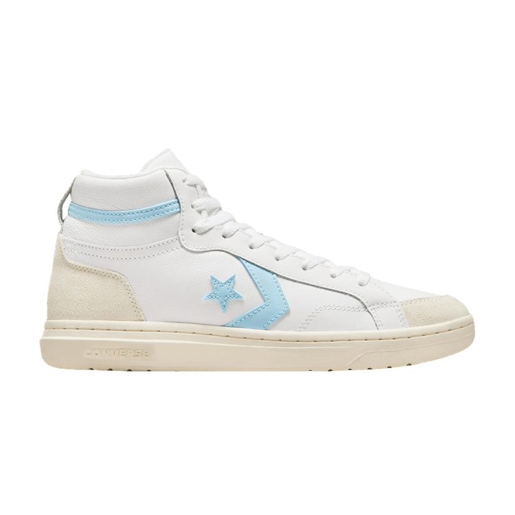 Converse Pro Blaze Classic Mid 'White True Sky' — White/True Sky/Pale Putty