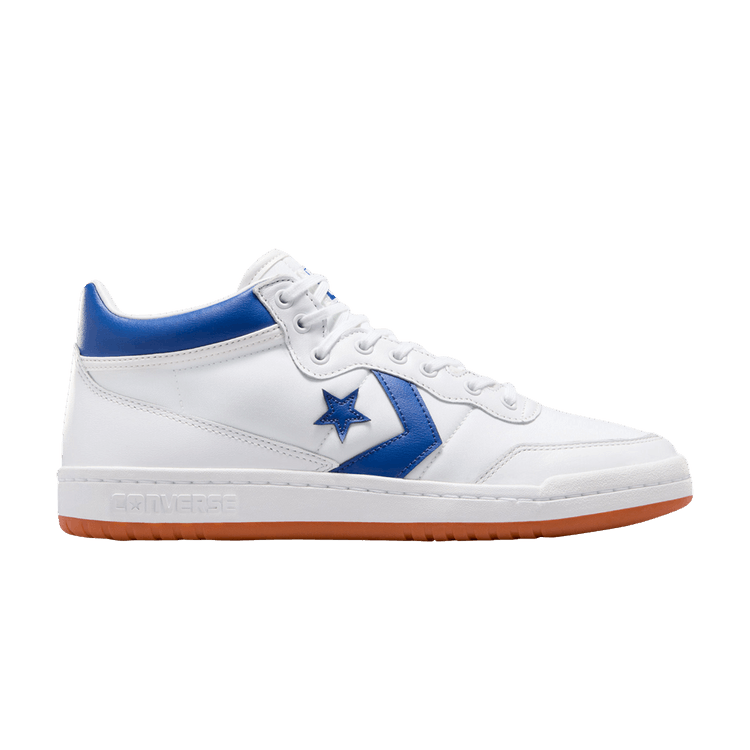 Converse Fastbreak Pro Leather Mid 'White Blue Gum' — White/Blue/White