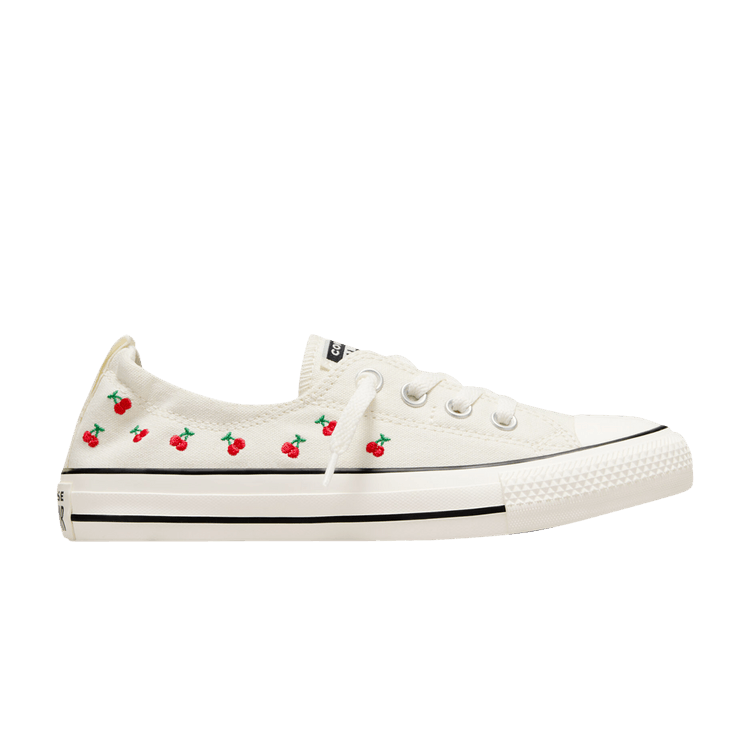Converse Chuck Taylor All Star Shoreline Slip-On 'Cherries' — Egret/Red/Green