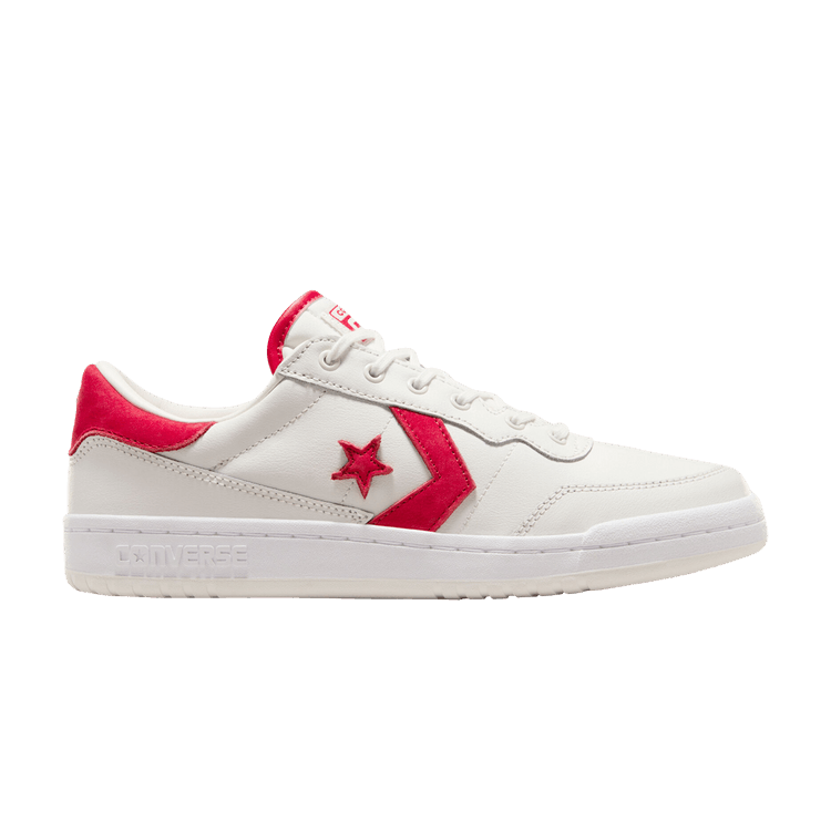 Converse Fastbreak Pro Leather Low 'Vintage White Red' — Vintage White/Red/White