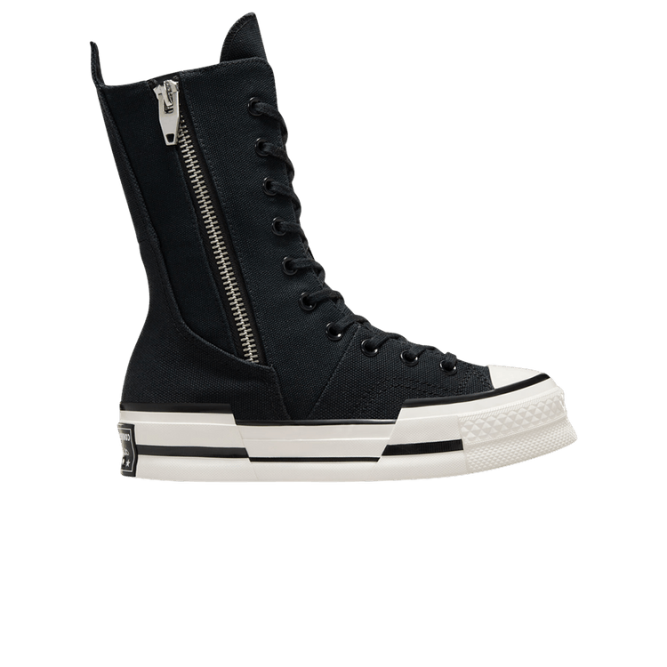 Converse Chuck 70 Plus X High 'Black Egret' — Black/White/Egret