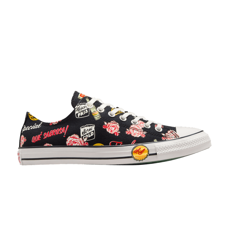 Topo Chico x Marka27 x Converse Chuck Taylor All Star Low 'Topo Chico Bottle' — Black/White/Red