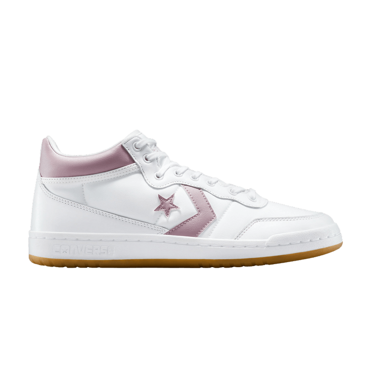 Converse Fastbreak Pro Leather Mid 'White Orchid Dust Gum' — White/Orchid Dust/White