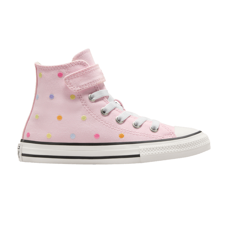 Converse Chuck Taylor All Star EasyOn High PS 'Embroidered Polka Dots' — Sugar Berry/Vintage White