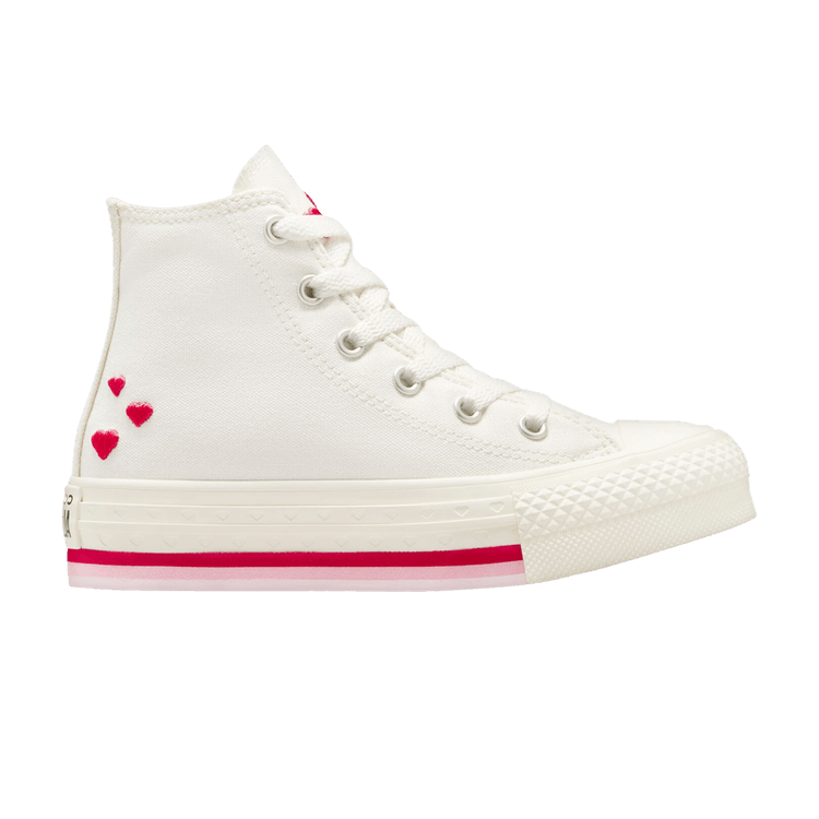 Converse Chuck Taylor All Star Lift Platform High PS 'Valentine's Day 2025' — Vintage White/Red