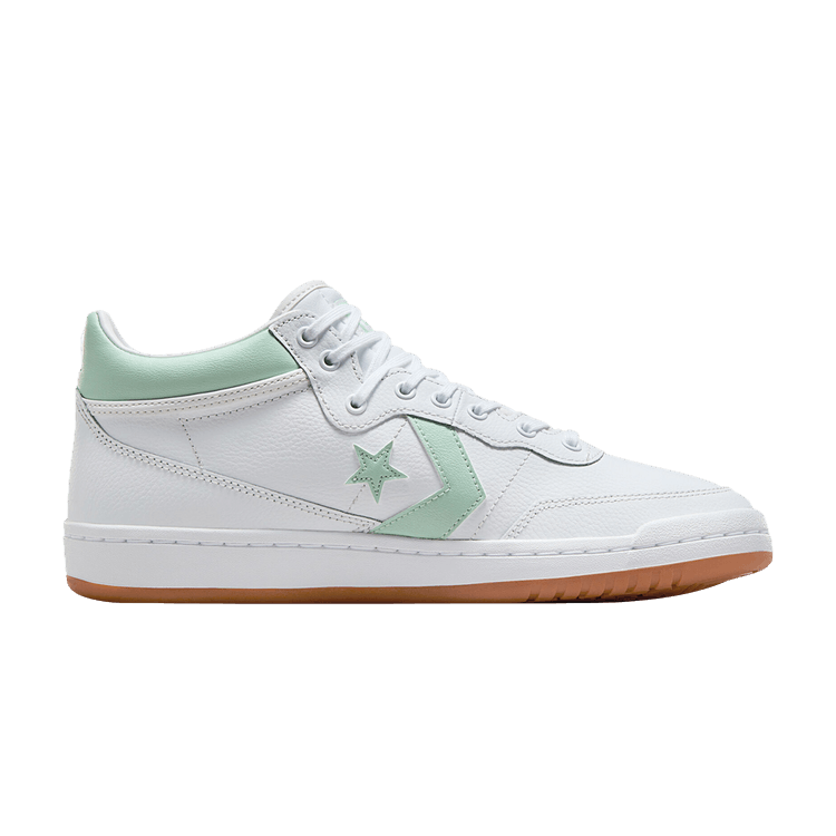 Converse Fastbreak Pro Leather Mid 'White Aloe Gum' — White/Sticky Aloe/Gum Honey