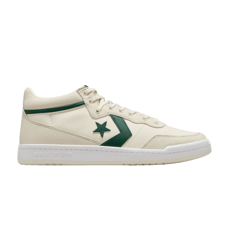 Converse Fastbreak Pro Leather Mid 'Egret Green Envy' — Egret/Green Envy/White