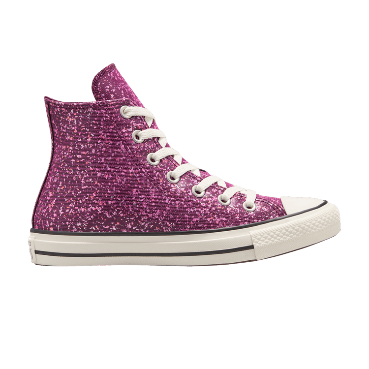 Converse Wmns Chuck Taylor All Star High 'Glitter - Orchid Abyss' — Orchid Abyss/Egret/Black
