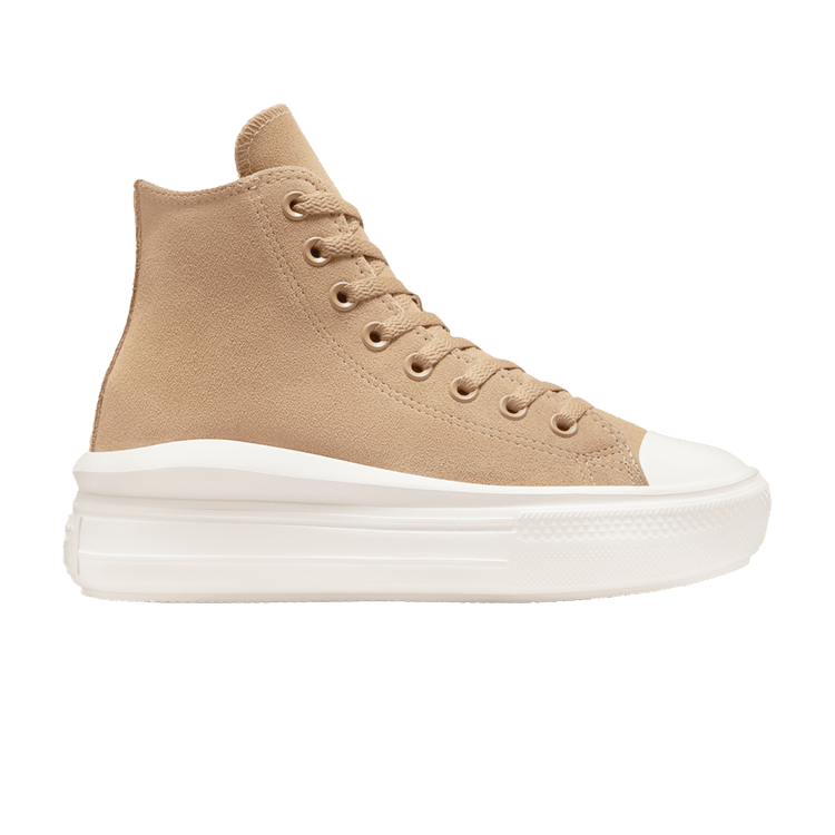 Converse Wmns Chuck Taylor All Star Move Platform High 'Colorful Suede - Coffee Rum' — Coffee Rum/Egret/Black