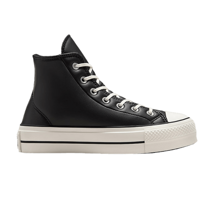 Converse Wmns Chuck Taylor All Star Lift Platform High 'Puffed Up - Black Egret' — Black/Egret/Black