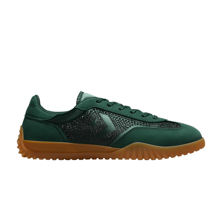 Swarovski x Converse Run Star Trainer 'Deep Emerald' — Deep Emerald/White/Multi