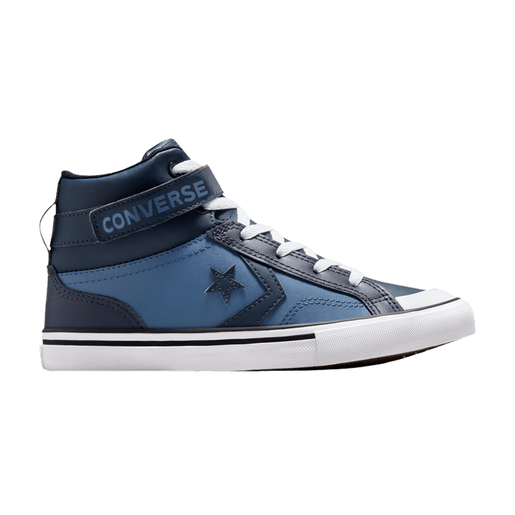 Converse Pro Blaze Strap Leather High GS 'Midnight Pass' — Midnight Pass/Lakeside Blue