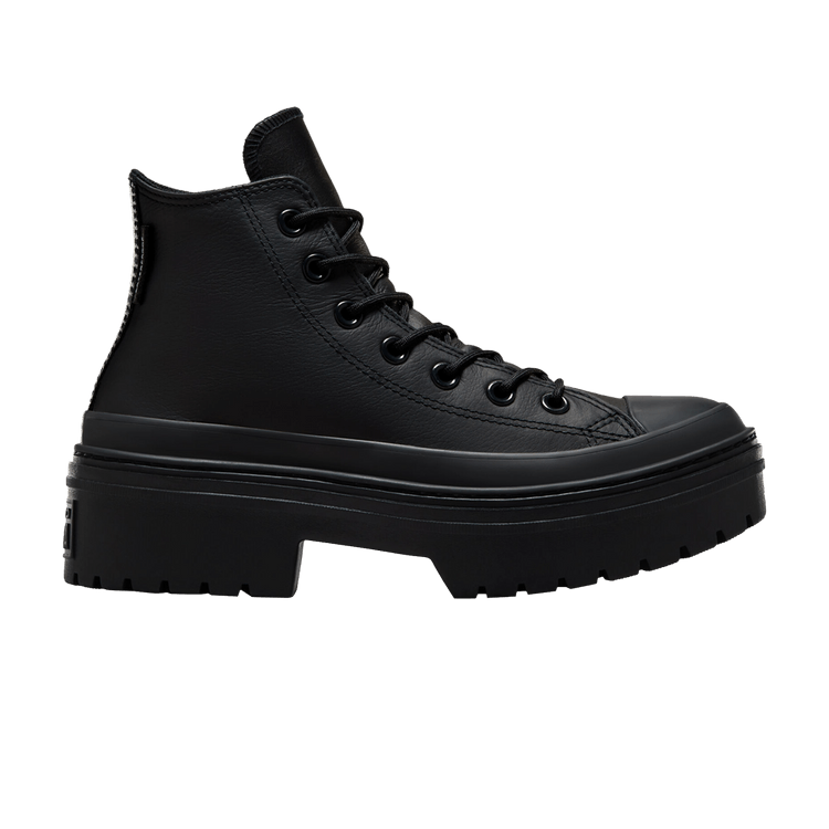 Converse Wmns Chuck Taylor All Star Lugged Heel Platform Waterproof High 'Triple Black' — Black/Black/Black