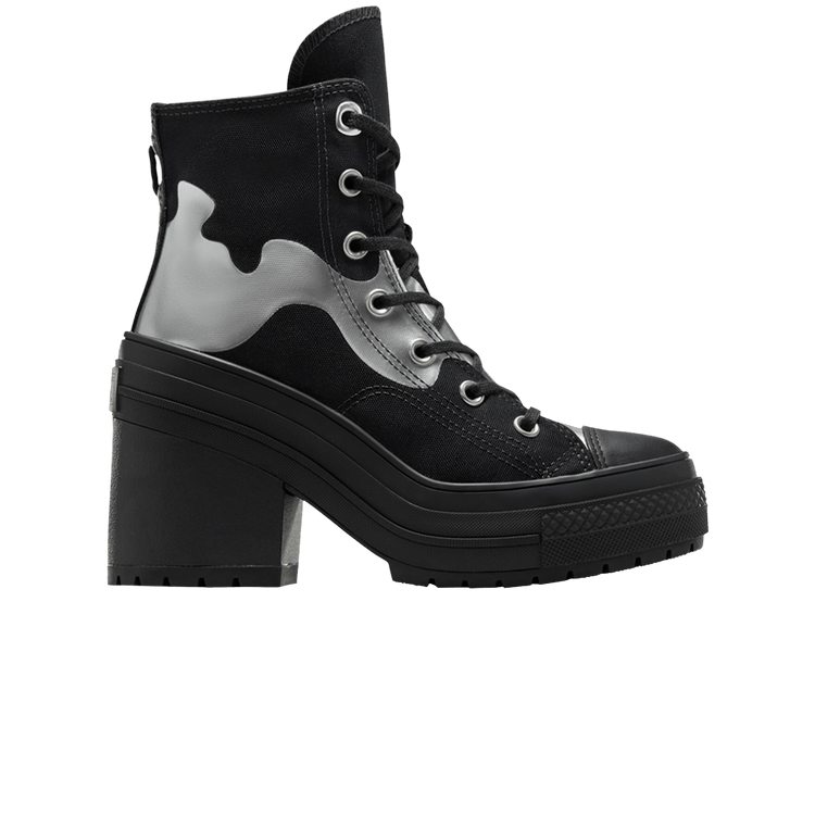 Converse Chuck 70 De Luxe Heel High 'Chrome - Total Eclipse Silver' — Total Eclipse/Silver