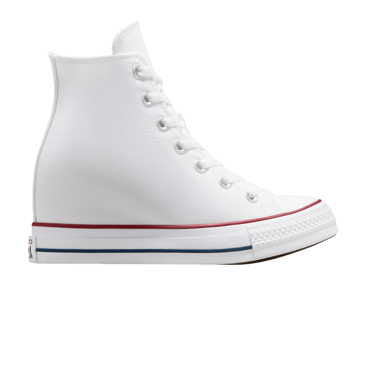 Converse Wmns Chuck Taylor All Star Wedge Platform High 'White Red Navy' — White/Red/Navy