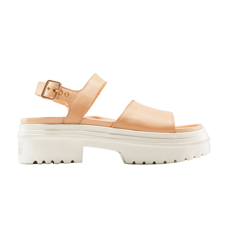 Converse Wmns Chuck Taylor All Star Lugged Heel Sandal 'Coastal Dune' — Coastal Dune/Egret/Light Gold