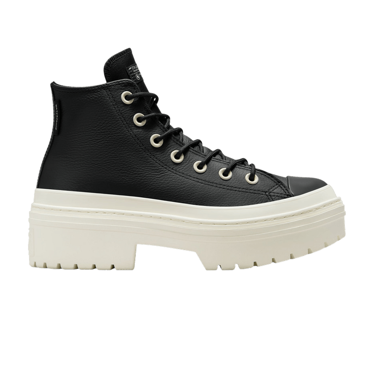 Converse Wmns Chuck Taylor All Star Lugged Heel Platform Waterproof High 'Black Egret' — Black/Black/Egret