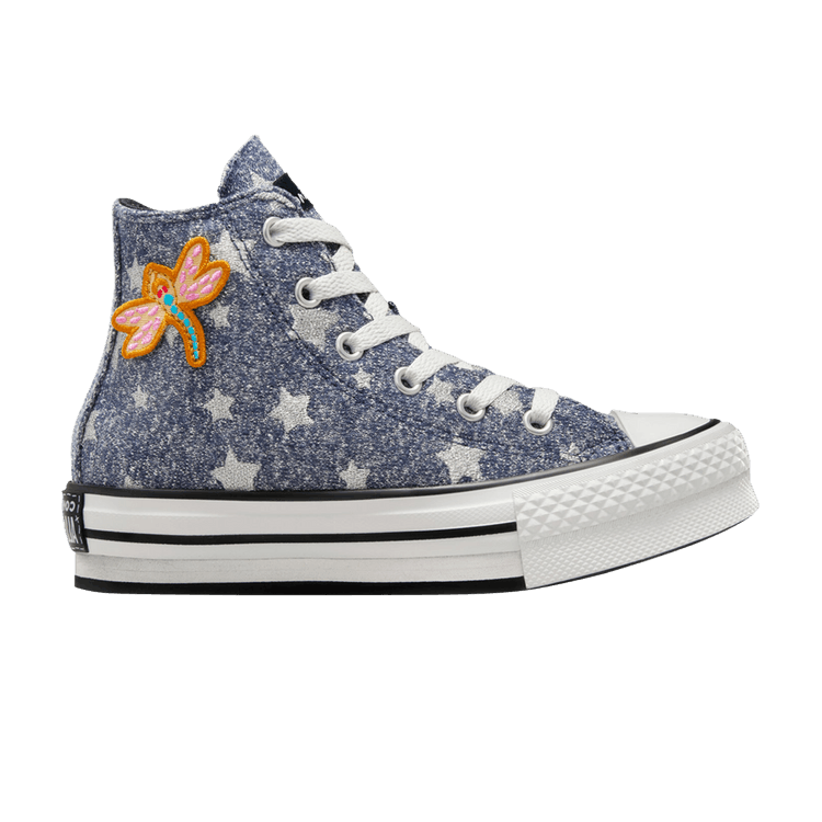 Coraline x Converse Chuck Taylor All Star EVA Lift Platform High PS 'Dragonfly' — Fresh Blueberry/Black