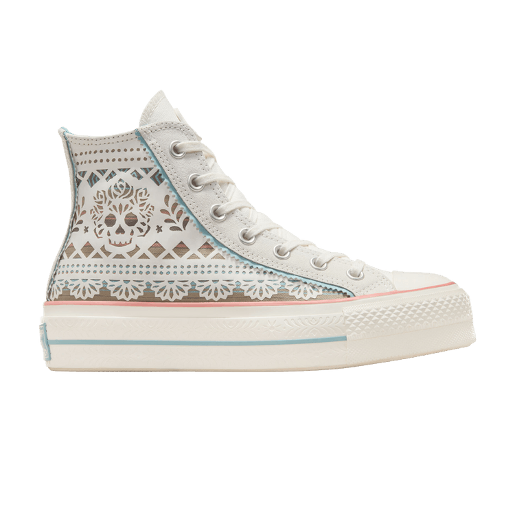 Converse Chuck Taylor All Star Lift High 'Día De Muertos 2024' — Egret/Infinity Pool