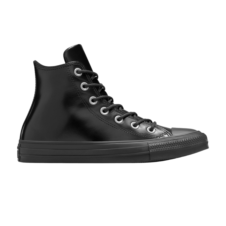 Converse Wmns Chuck Taylor All Star Leather High 'Total Eclipse' — Black/Total Eclipse/Black