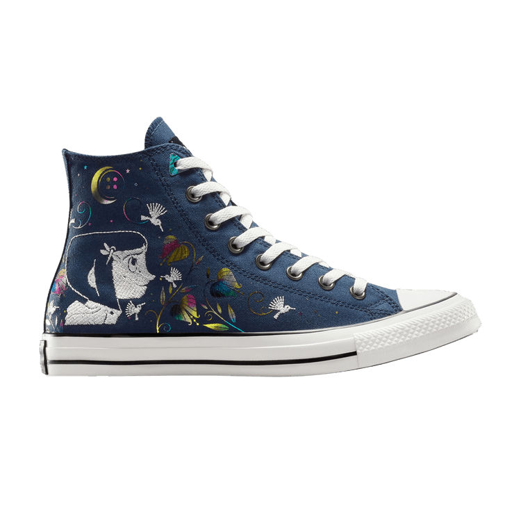 Coraline x Converse Chuck Taylor All Star High 'Beldam' — Fresh Blueberry/Black