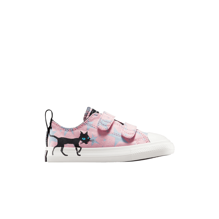 Coraline x Converse Chuck Taylor All Star EasyOn Low TD 'Coraline's Cat' — Lotus Pink/Black/Fossilized