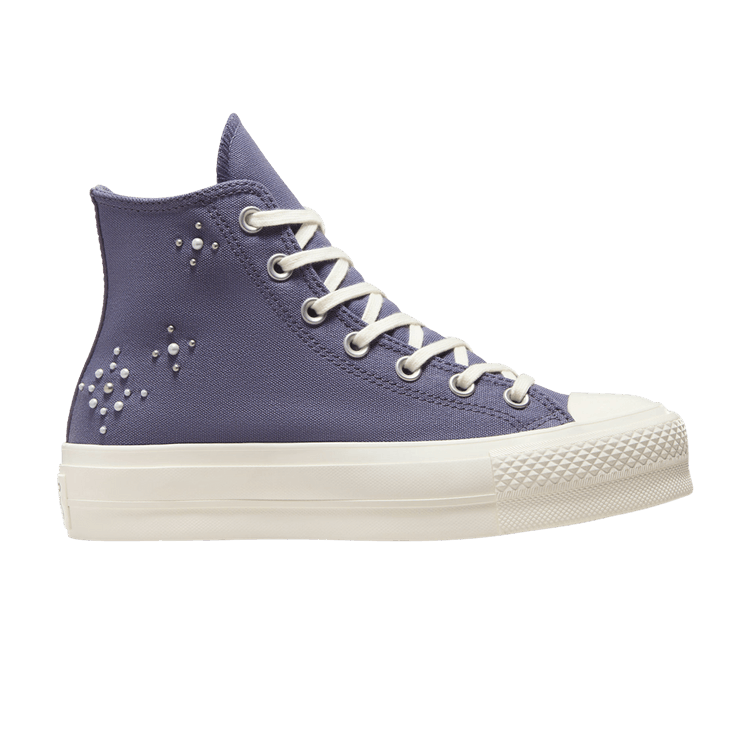 Converse Wmns Chuck Taylor All Star Lift Platform High 'Pearls & Studs - Lavender Ash' — Lavender Ash/Egret/Black