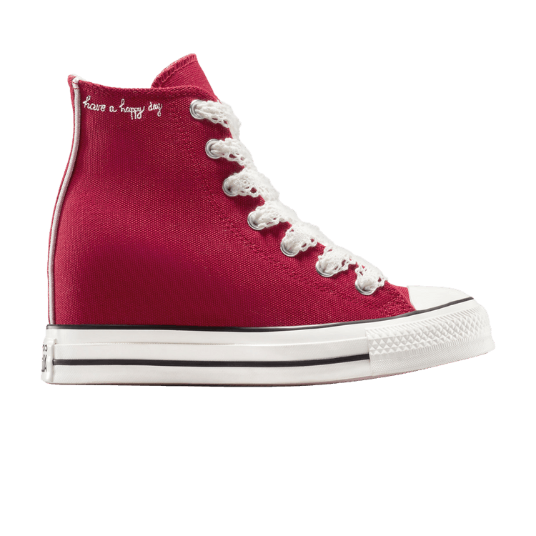 Converse Wmns Chuck Taylor All Star Wedge Platform High 'Crochet Laces' — Days Ahead/Vintage White