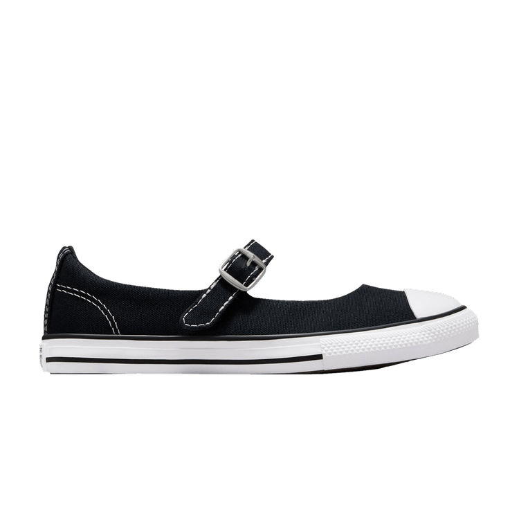 Converse Chuck Taylor All Star Dainty Mary Jane PS 'Black White' — Black/White/Black