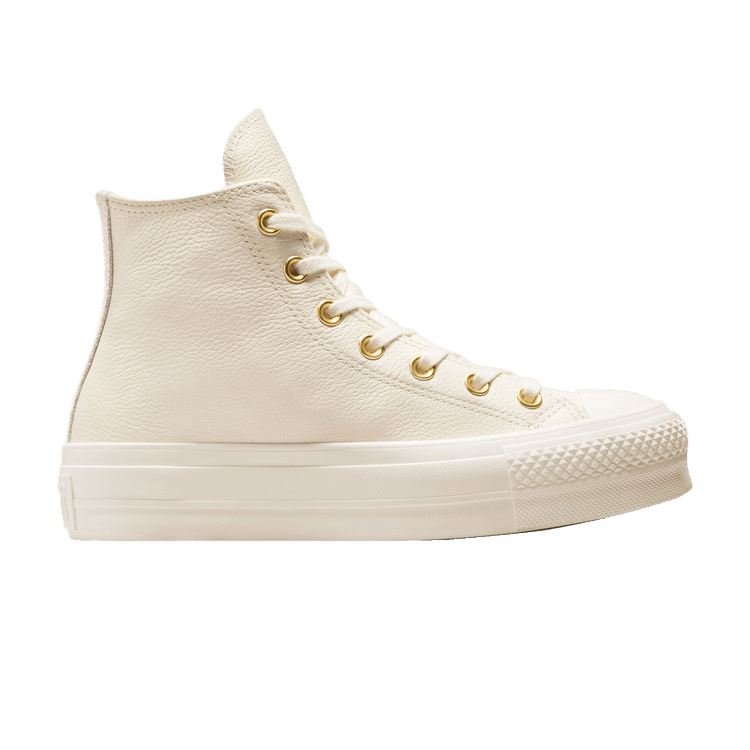 Converse Wmns Chuck Taylor All Star Lift Platform High 'Gold' — Egret/Egret/Gold