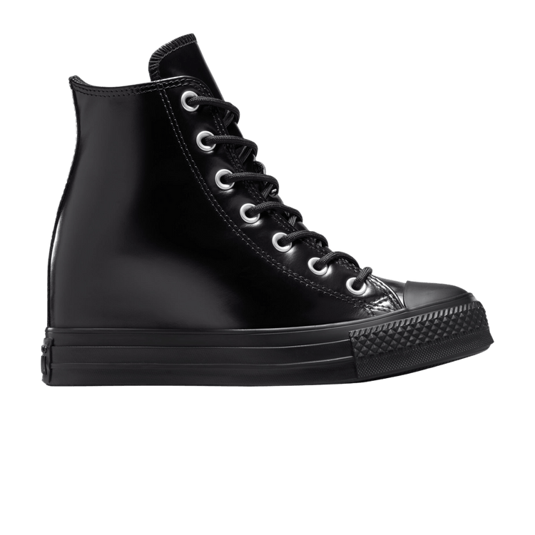 Converse Wmns Chuck Taylor All Star Wedge Platform High 'Triple Black' — Black/Black/Black