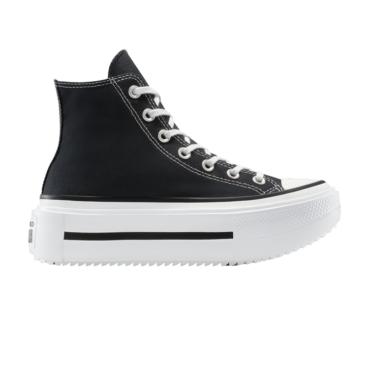 Converse Chuck Taylor All Star Lift Double Stack High 'Black White' — Black/White/Black