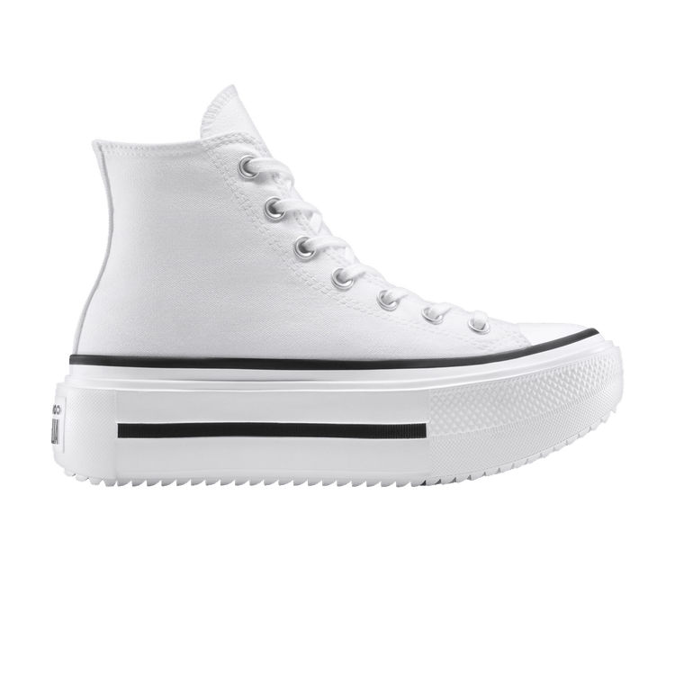 Converse Chuck Taylor All Star Lift Double Stack High 'White Black' — White/Black/White