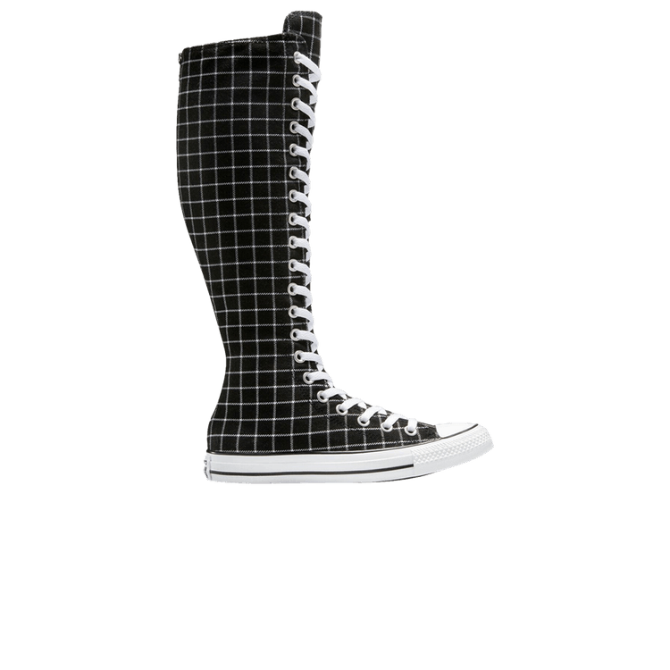 Converse Wmns Chuck Taylor All Star XX High 'Plaid' — Black/White/Black
